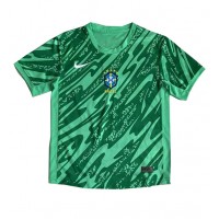 Camisa de Futebol Brasil Goleiro Equipamento Secundário Copa America 2024 Manga Curta